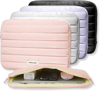 Capa Para Notebook Puff 13 e 14 Polegadas Com Forro de Veludo | Cor Prata Capa Para Notebook Puff 13 e 14 Polegadas Com Forro de Veludo | Cor Prata