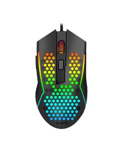 Mouse Gamer Redragon Reaping RGB 12400 DPI 6 Botões USB 2.0 - Preto