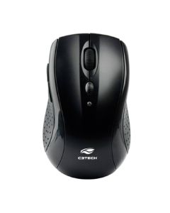 Mouse Wireless C3Tech M-W012BKV2 1600DPI 6 Botões Preto