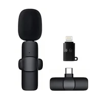 Microfone Sem Fio Lapela Transmissor Receptor Iphone Android
