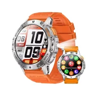 Smartwatch Lige Esportes Chamada Bluetooth À Prova D' Água Laranja Smartwatch Lige Esportes Chamada Bluetooth À Prova D' Água Laranja