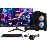 PC Gamer Completo Bluepc Force, Amd Ryzen 5, Radeon Rx, 8GB Ddr4, SSD 256gb, Fonte 500w, Monitor LED 23" - Pgbp-for130 PC Gamer Completo Bluepc Force, Amd Ryzen 5, Radeon Rx, 8GB Ddr4, SSD 256gb, Fonte 500w, Monitor LED 23" - Pgbp-for130