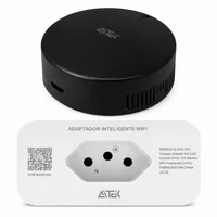 Kit Inteligente Controle Universal Infravermelho, Tomada Smart Home Wi-fi Compatível Com Alexa Google Assistente