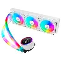 Water Cooler Gamer Rise Mode Aura Ice, ARGB, 360mm, AMD/Intel, Branco - RM-WAI-03-ARGB Water Cooler Gamer Rise Mode Aura Ice, ARGB, 360mm, AMD/Intel, Branco - RM-WAI-03-ARGB