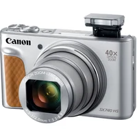 Câmera Digital Compacta com Super Zoom Óptico 4K 20.3MP - Canon PowerShot SX740 HS - Prata