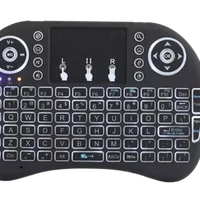 Mini Teclado M.line, Sem Fio, Mouse, Touchpad, Bluetooth, LED, RGB, Preto