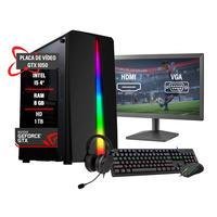 PC Gamer Completo I5 4º Geração Gtx 1050 8GB Ram Hd 1TB