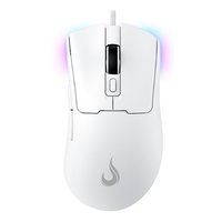 Mouse Gamer Rise Mode G1 Pro White RGB, 12000 DPI, 7 Botões, Branco - RM-MG-01-FW