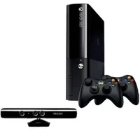 Console XBOX 360 Super Slim 500gb 2 Controles + Kinect 250 Jogos