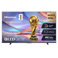 Smart Tv Hisense 75 " QLED 4k Vidaa U9 75q6qvv Dolby Vision Hdr10+