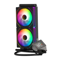 Water Cooler Ice Wind - 240mm Preto - C/ Display - ARGB - Clanm