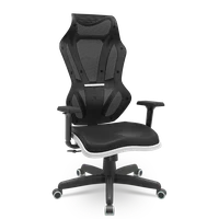 Cadeira Escritório E Gamer Vizon Dz Plaxmetal Relaxsystem Preta/branco