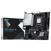 Placa Mãe Msi Pro H810m-b Socket LGA 1851 Ddr5 Micro Atx 2x Dimm 3200mhz Suporte Intel 10ª 11ª Geração