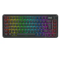 Teclado Mec Redragon Flekact Pro, RGB, Usb/wf/blt, 75%, Tela Lcd, Switch Leopard - K708RGB-pro Teclado Mec Redragon Flekact Pro, RGB, Usb/wf/blt, 75%, Tela Lcd, Switch Leopard - K708RGB-pro