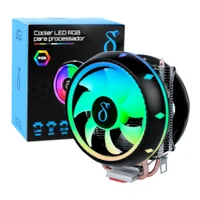Cooler Fan, LED, RGB, Resfriamento, P/ Processador Ventoinha