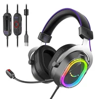 Headset Gamer Fifine Ampligame H13 RGB Preto