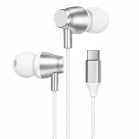 Fone De Ouvido Usb-c Tomate Com Microfone Cabo 1,2 M Branco