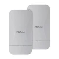 Cpe Intelbras Wom 5a Mimo G2 - Kit Conexão Sem Fio Para Cftv Ip - 2 Unidades - 5ghz - Antena 12dbi