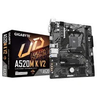 Placa Mãe Gigabyte A520m K V2 Socket Am4 / Vga / Ddr4 Placa Mãe Gigabyte A520m K V2 Socket Am4 / Vga / Ddr4