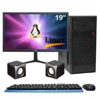 Computador Completo Intel® I3-550, 8gb, SSD 128gb - Kit Teclado E Mouse, Caixa De Som, Monitor 19 - Linux