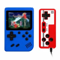 Super Mini Video Game Portátil 400 Em 1 Retrô Com Controle Extra Cor:azul