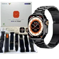 Smartwatch Hw Ultra2 49mm 8x1 +7 Multiiras Com Chat Gpt - Preto