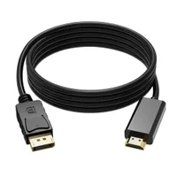Cabo Conversor Displayport Para HDMI Hdtv Cabo 1.8m 1080p Cabo Conversor Displayport Para HDMI Hdtv Cabo 1.8m 1080p