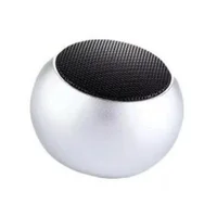 Mini Caixa De Som Bluetooth Metal Amplificada Mini Speaker 3w (prata)