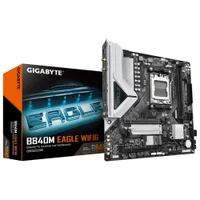 Placa Mãe Gigabyte B840m Eagle Wi-fi 6 Socket Am5 Ddr5 Micro Atx Bluetooth 5.2 4 Slots Ram RGB Placa Mãe Gigabyte B840m Eagle Wi-fi 6 Socket Am5 Ddr5 Micro Atx Bluetooth 5.2 4 Slots Ram RGB