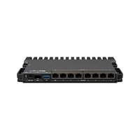 Roteador MikroTik RouterBOARD RB5009UG+S+IN, 7 Portas Gigabit, 1 Porta 2.5G, 1 Porta SFP+, Preto - RB5009UG+S+IN
