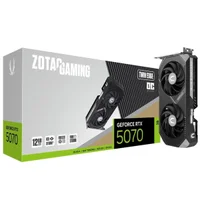 Placa De Vídeo Zotac Gaming Nvidia Geforce RTX 5070 Twin Edge Oc, 12gb, Gddr7, Dlss, Ray Tracing, Zt-b50700h-10a