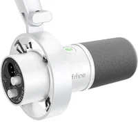 Microfone Dinâmico Fifine K688 Usb/xlr Branco Microfone Dinâmico Fifine K688 Usb/xlr Branco