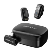 Microfone Lapela Sem Fio Hollyland Lark A1 Duo, Usb-c Cinza