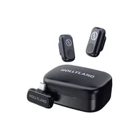 Microfone Sem Fio Lapela Hollyland Lark A1 Duo Usb-c Preto