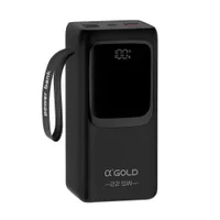 Power Bank 50000mah Turbo Carregador Bateria Portátil 22.5w Preto