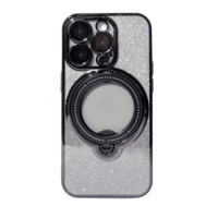 Capa Com Suporte Giratório Magsafe Compatível Com Iphone Cor:preto;modelo:14 Promax