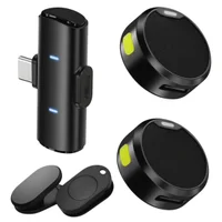 Microfone Lapela Sem Fio Usb-c Para Gravação Profissional