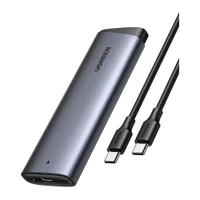 Gabinete Externo SSD M.2 Nvme Ugreen Usb3.2 10gbps Cabo Usbc Gabinete Externo SSD M.2 Nvme Ugreen Usb3.2 10gbps Cabo Usbc