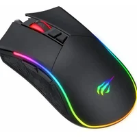 Mouse Gamer Havit RGB 4800 Dpi 7 Botões Preto Ms1001s Preto