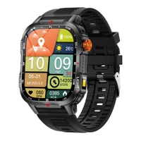 Relógio Inteligente Assistente De Voz 2.01 "tela Hd Bluetooth Chamadas - Preto