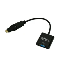 Kit Cabo Conversor HDMI Para Vga + Adaptador