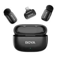 Microfone Sem Fio Boya Boyamini-15 Lapela Iphone Preto Microfone Sem Fio Boya Boyamini-15 Lapela Iphone Preto