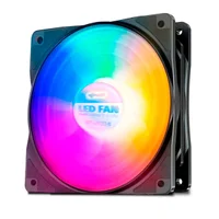 Ventoinha Fan Cooler LED Colorido Para Gabinete E Cpu Silencioso