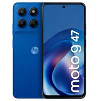 Smartphone Motorola Moto G47 5G, 128GB, 12GB (4GB RAM + 8GB RAM Boost), Câmera 50 Mp, Tela 6.7”, Azul Náutico Smartphone Motorola Moto G47 5G, 128GB, 12GB (4GB RAM + 8GB RAM Boost), Câmera 50 Mp, Tela 6.7”, Azul Náutico