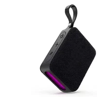 Caixa De Som Bluetooth Portátil Com LED E Recarregável