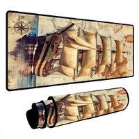 Mouse Pad Gamer Speed Extra Grande Desk Pad Profissional Premium Com Borda Costurada 70x35 - Navio