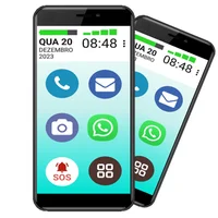 Vovô&vovófone 4g 32gb 1gb Ram Tela Grande 5.5 Redes Sosciais Cor:preto