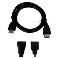 Cabo HDMI Adaptador Mini E Micro HDMI Para Câmera Esportiva