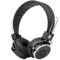 Fone De Ouvido Bluetooth Micro Sd Mp3 Rádio Fm Player - Preto