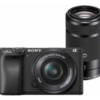 Câmera Sony A6400 Mirrorless Com Lente 16-50mm + 55-210mm Câmera Sony A6400 Mirrorless Com Lente 16-50mm + 55-210mm